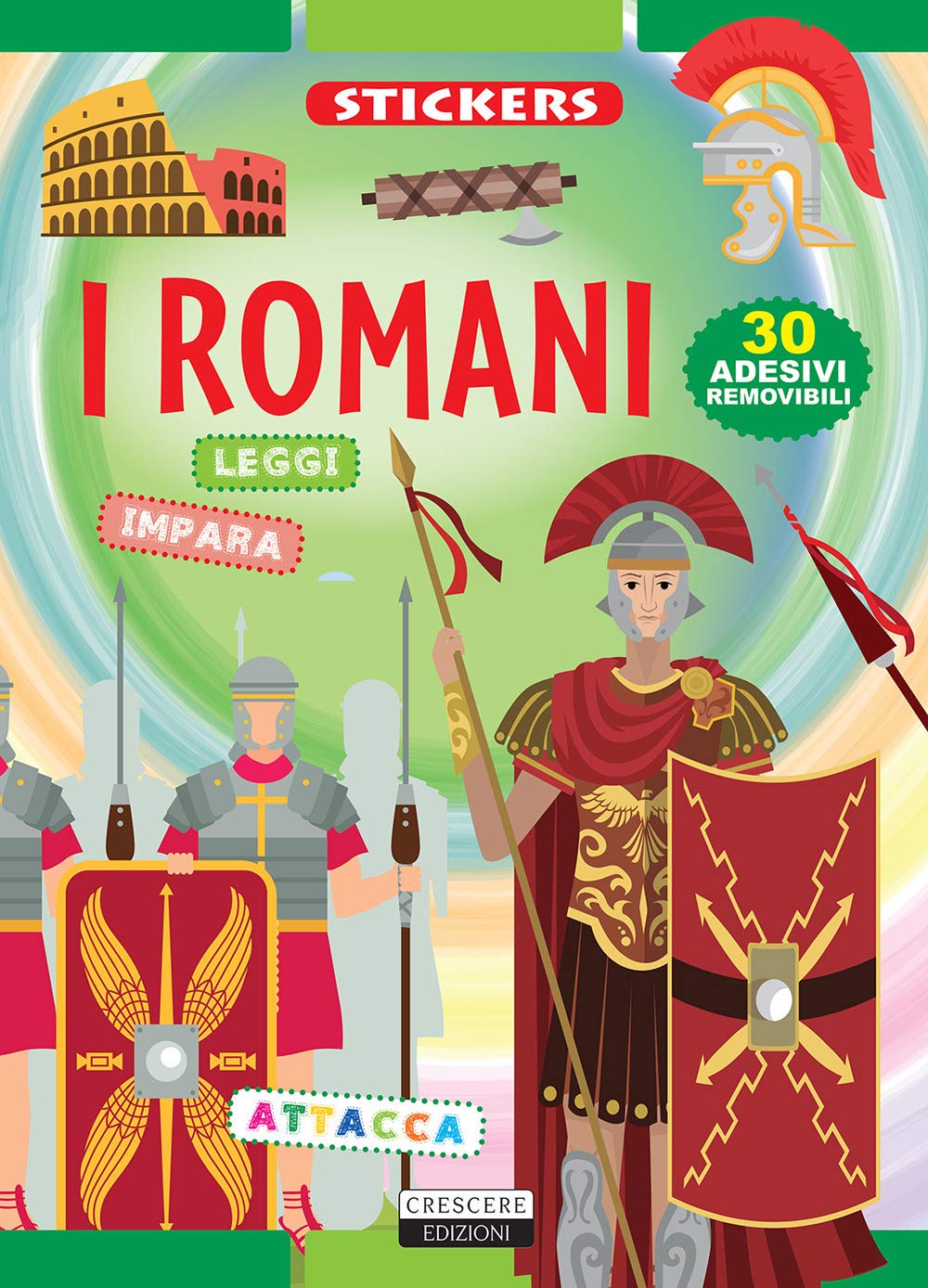 I Romani. Con 30 adesivi removibili. Ediz. illustrata (Stickers) Non-fiction