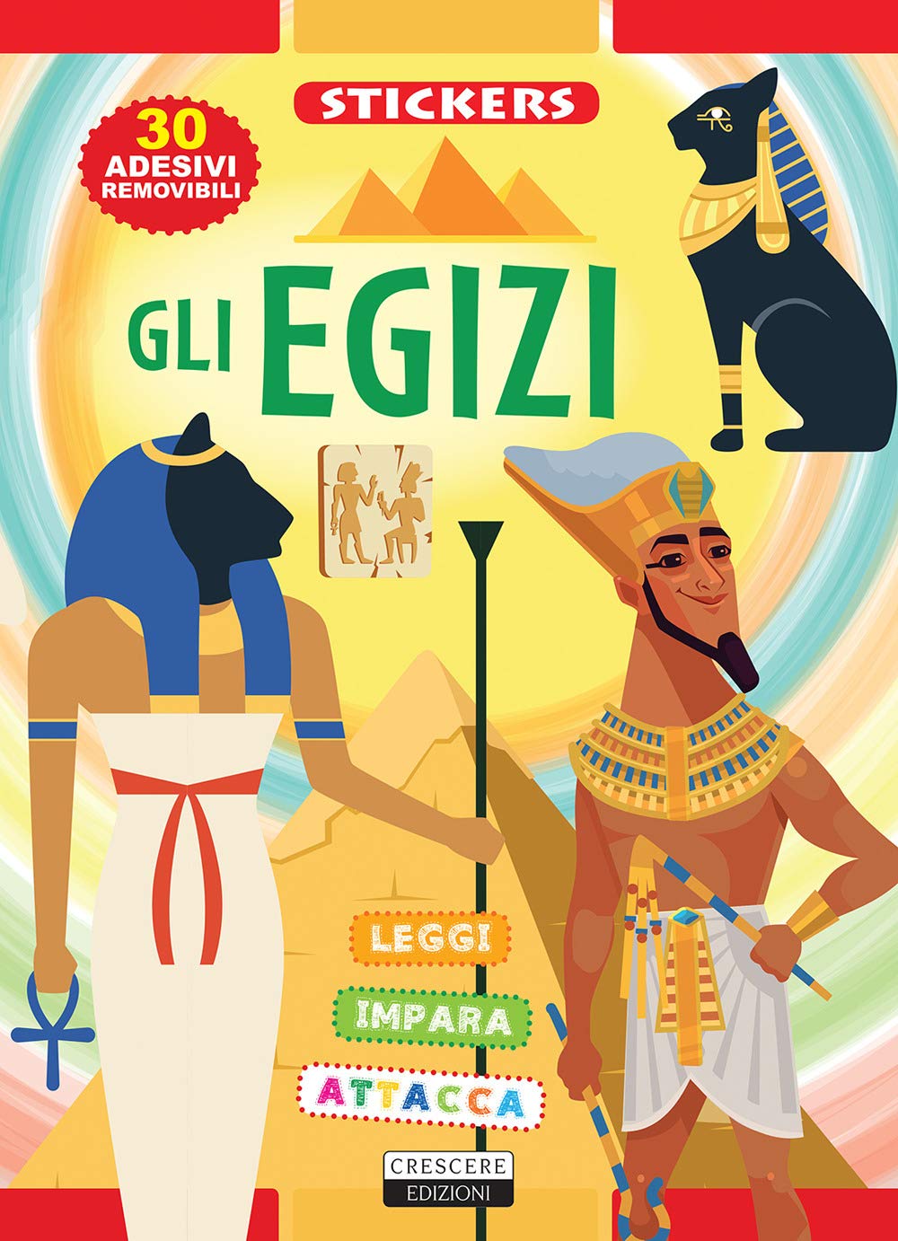 Gli Egizi. Con 30 adesivi removibili. Ediz. illustrata (Stickers) Non-fiction