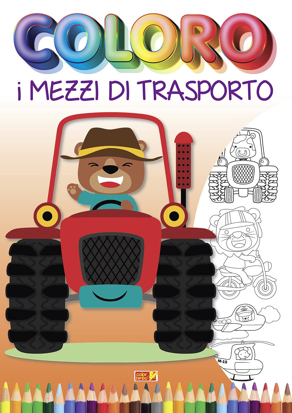 Coloro i mezzi di trasporto (Coloriamo) Non-fiction