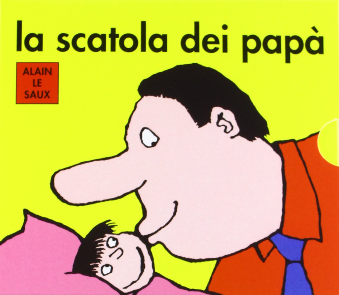 La scatola dei papà: Papà re-Papà spinge-Papà coniglio-Papà dà i bacini: PAPA FAIT DES CACLINS Parents & Children