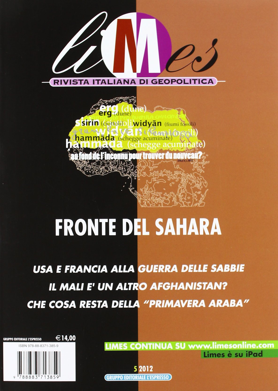 Limes. Rivista italiana di geopolitica (2012) Reference Books