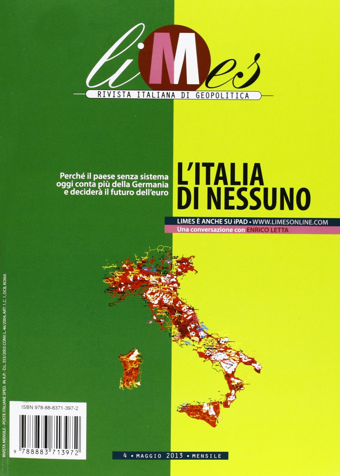 Limes. Rivista italiana di geopolitica (2013) Reference Books