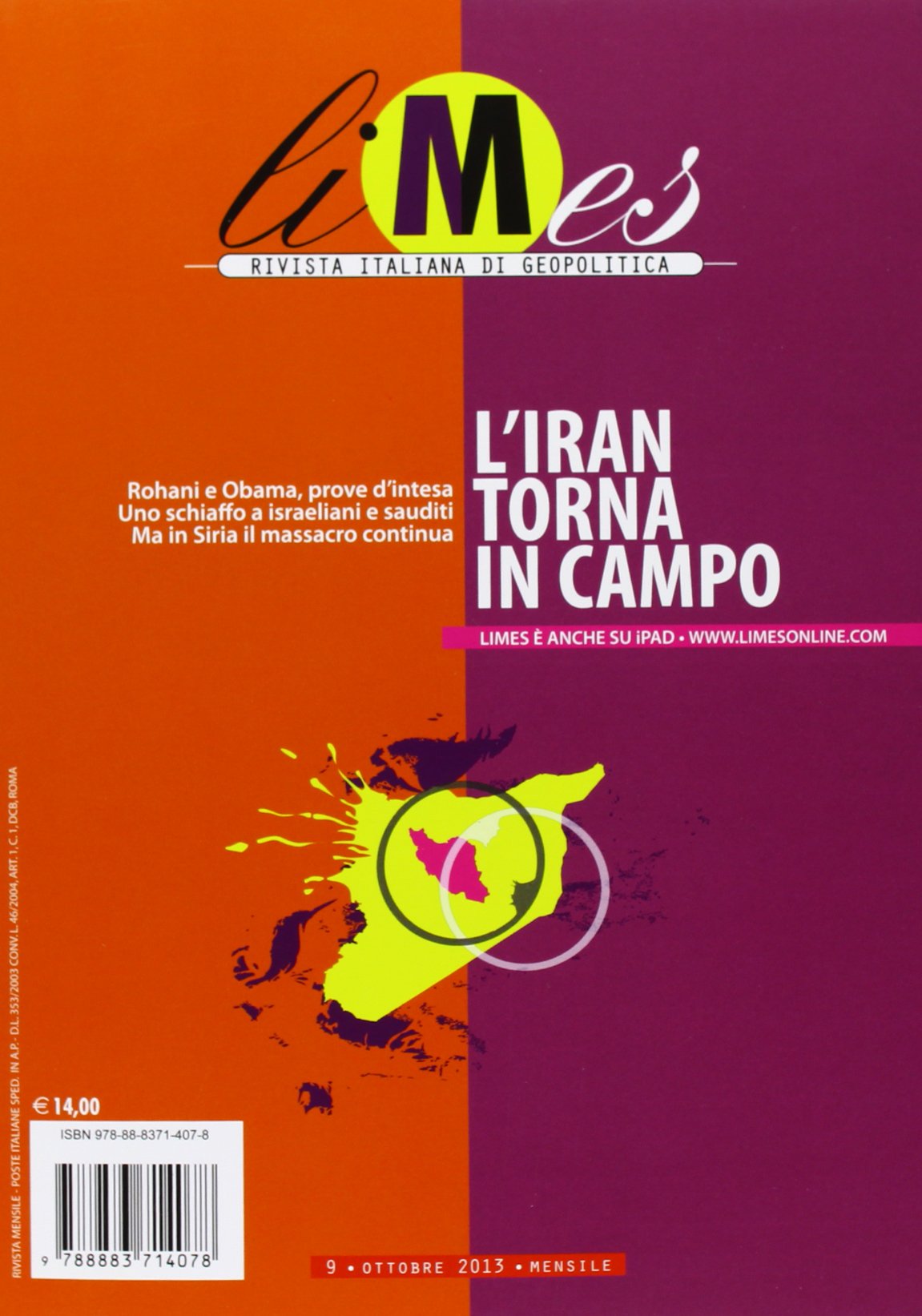 Limes. Rivista italiana di geopolitica (2013) Reference Books