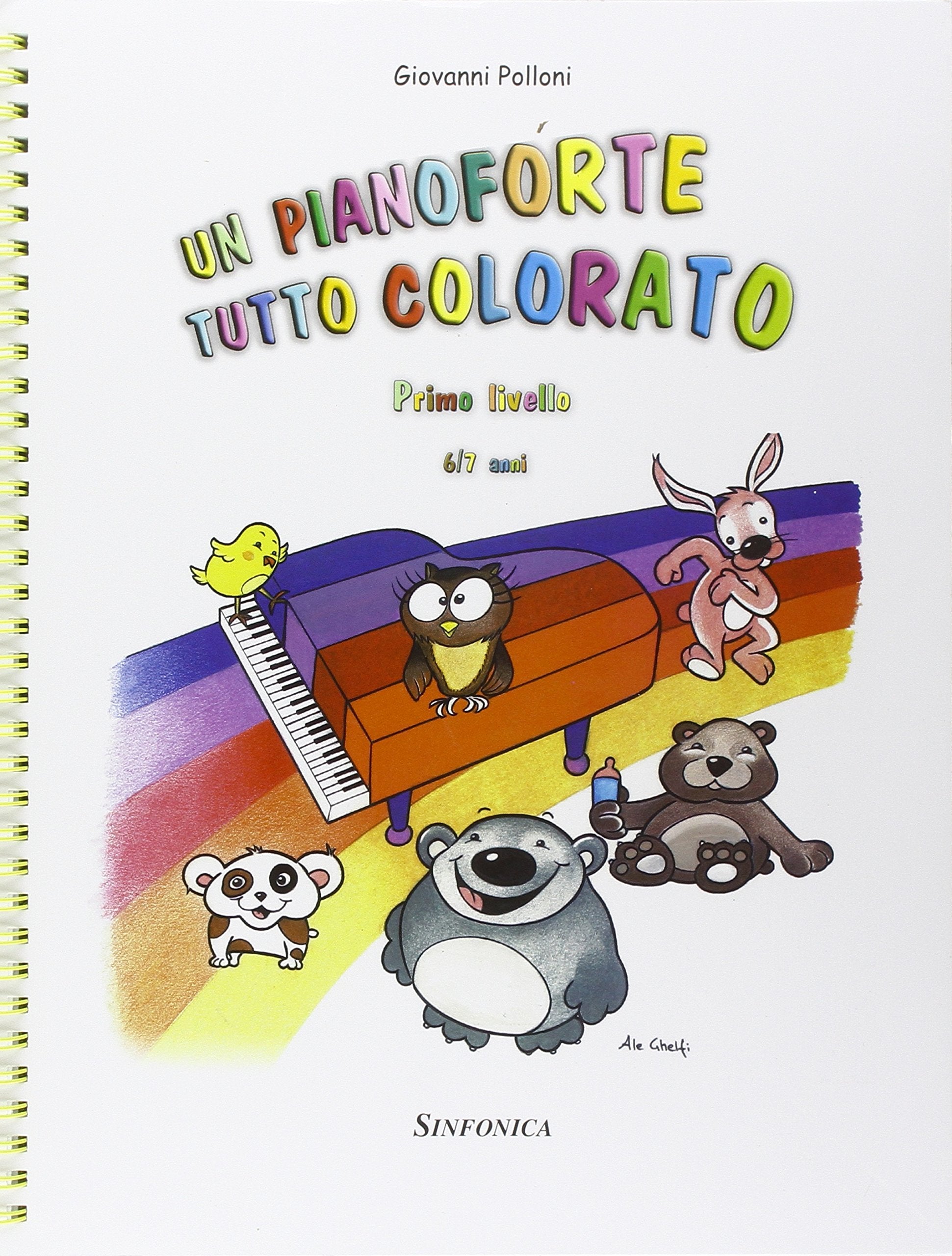 Un pianoforte tutto colorato. 1° livello book
