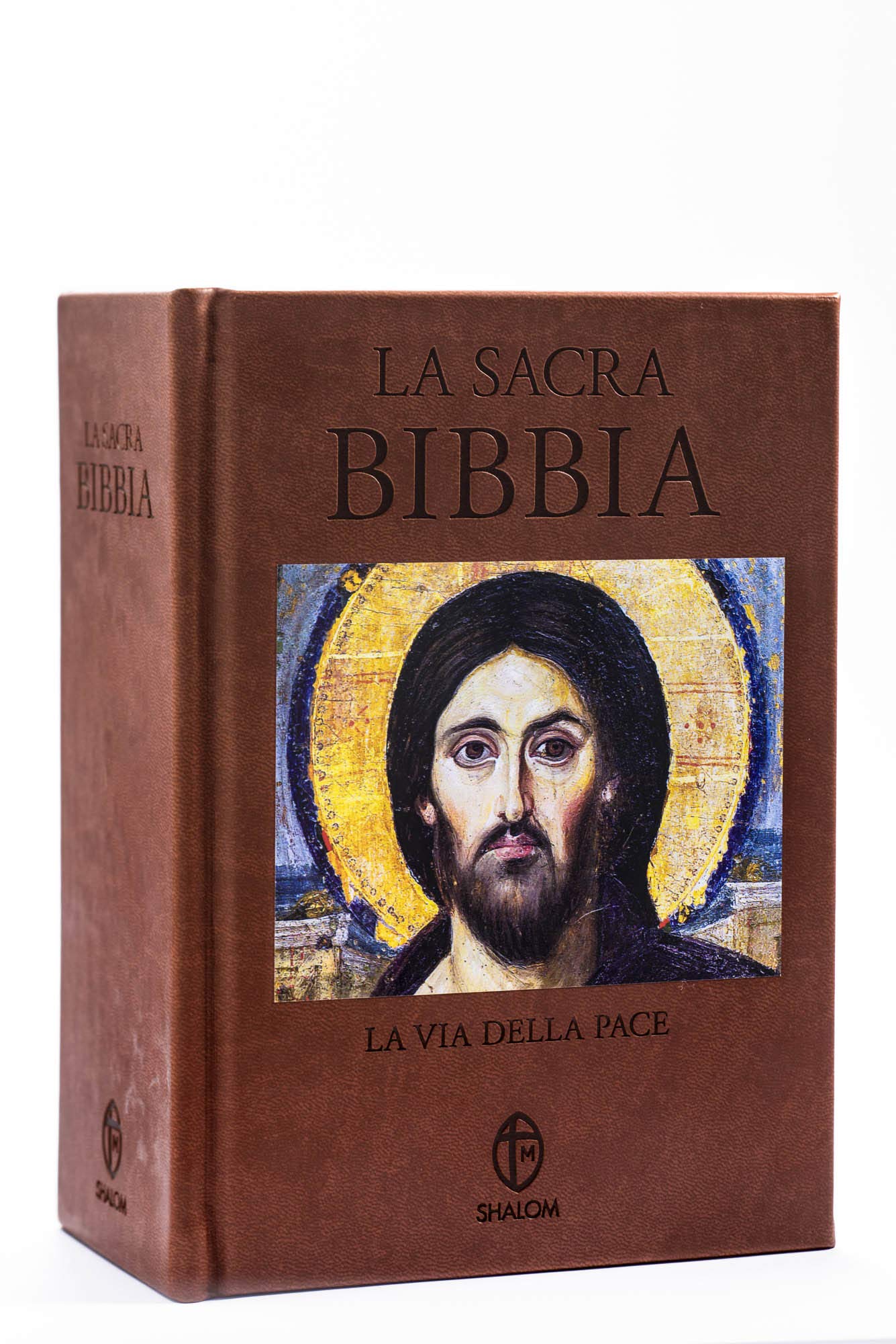 La Sacra Bibbia. Ediz. grande marrone book