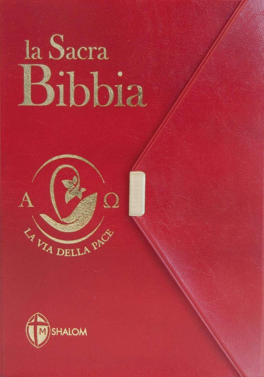 La Sacra Bibbia. La via della pace. Ediz. tascabile con bottoncino rossa book