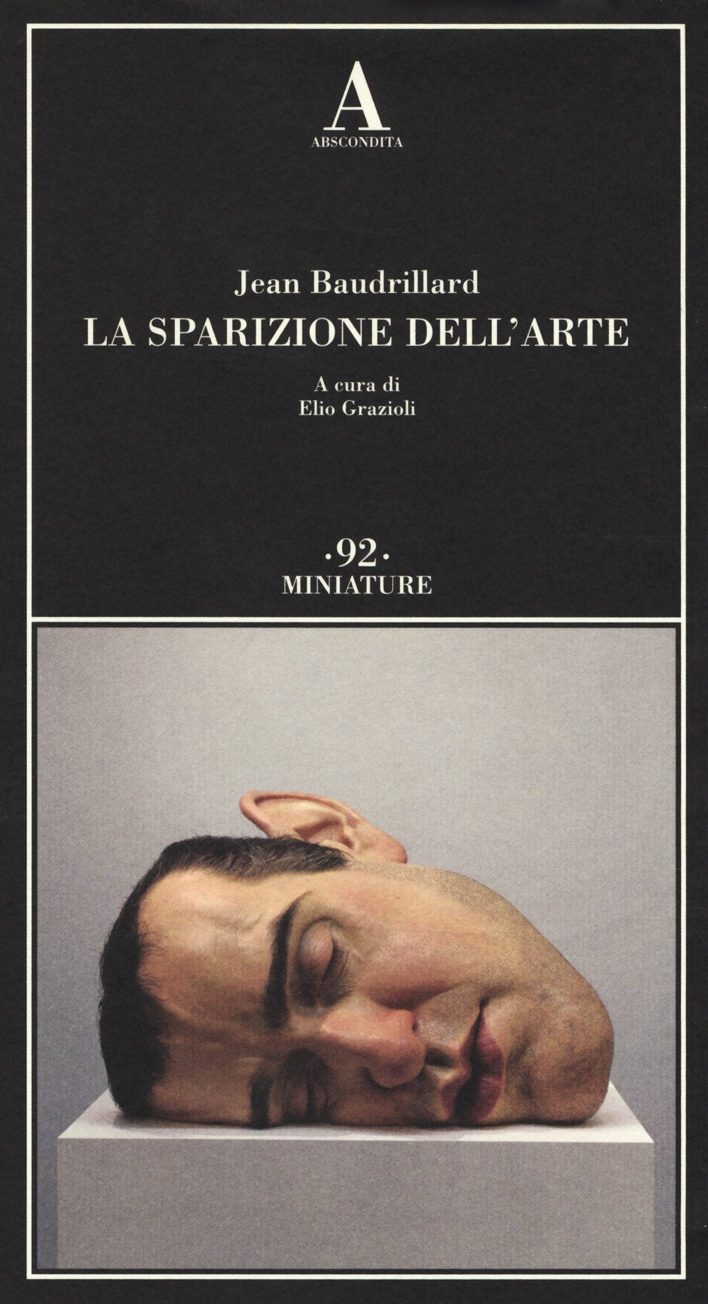 La sparizione dell'arte book