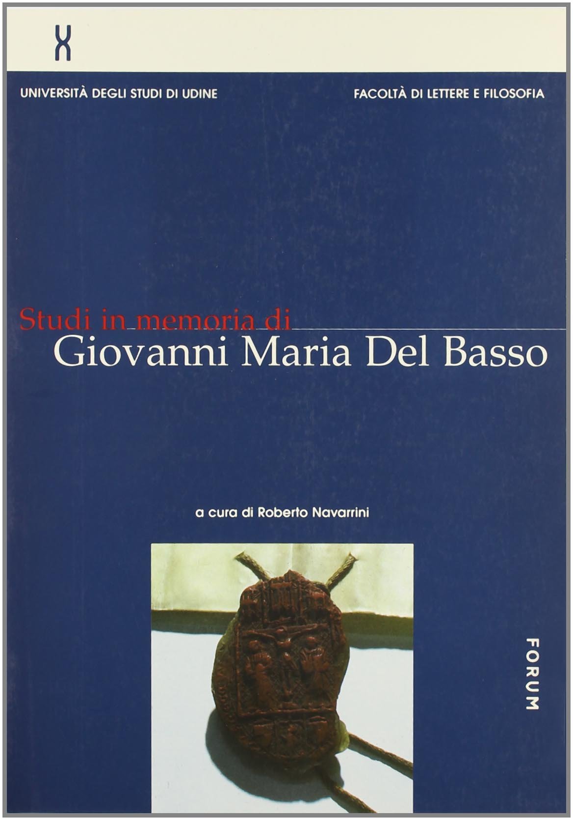 Studi in memoria di Giovanni Maria Del Basso book