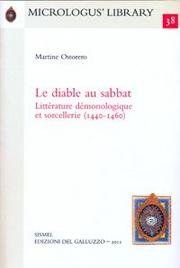 Le diable au sabbat. Littérature démonologique et soecellerie (1440-1460) book