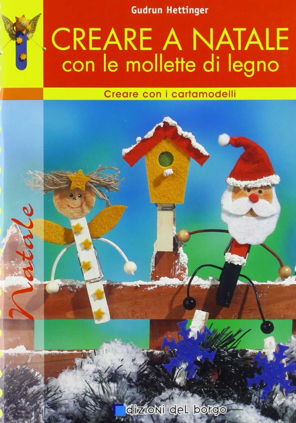 Creare a Natale con le mollette di legno book