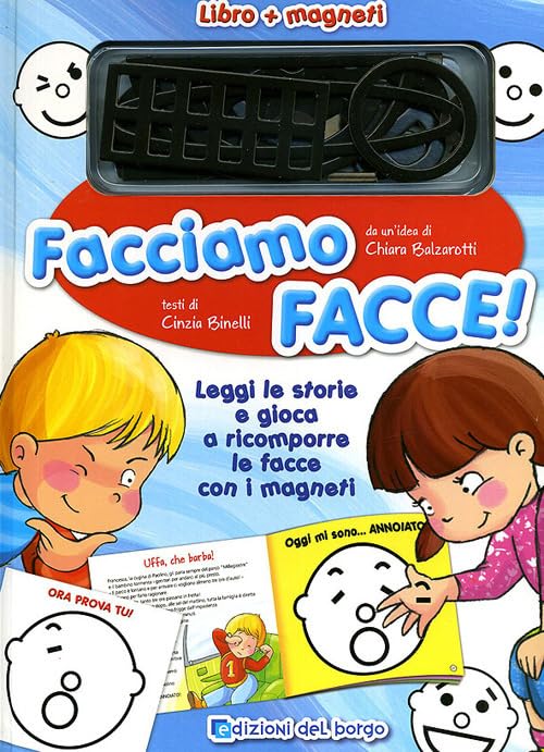 Facciamo facce! Con magneti. Ediz. illustrata book