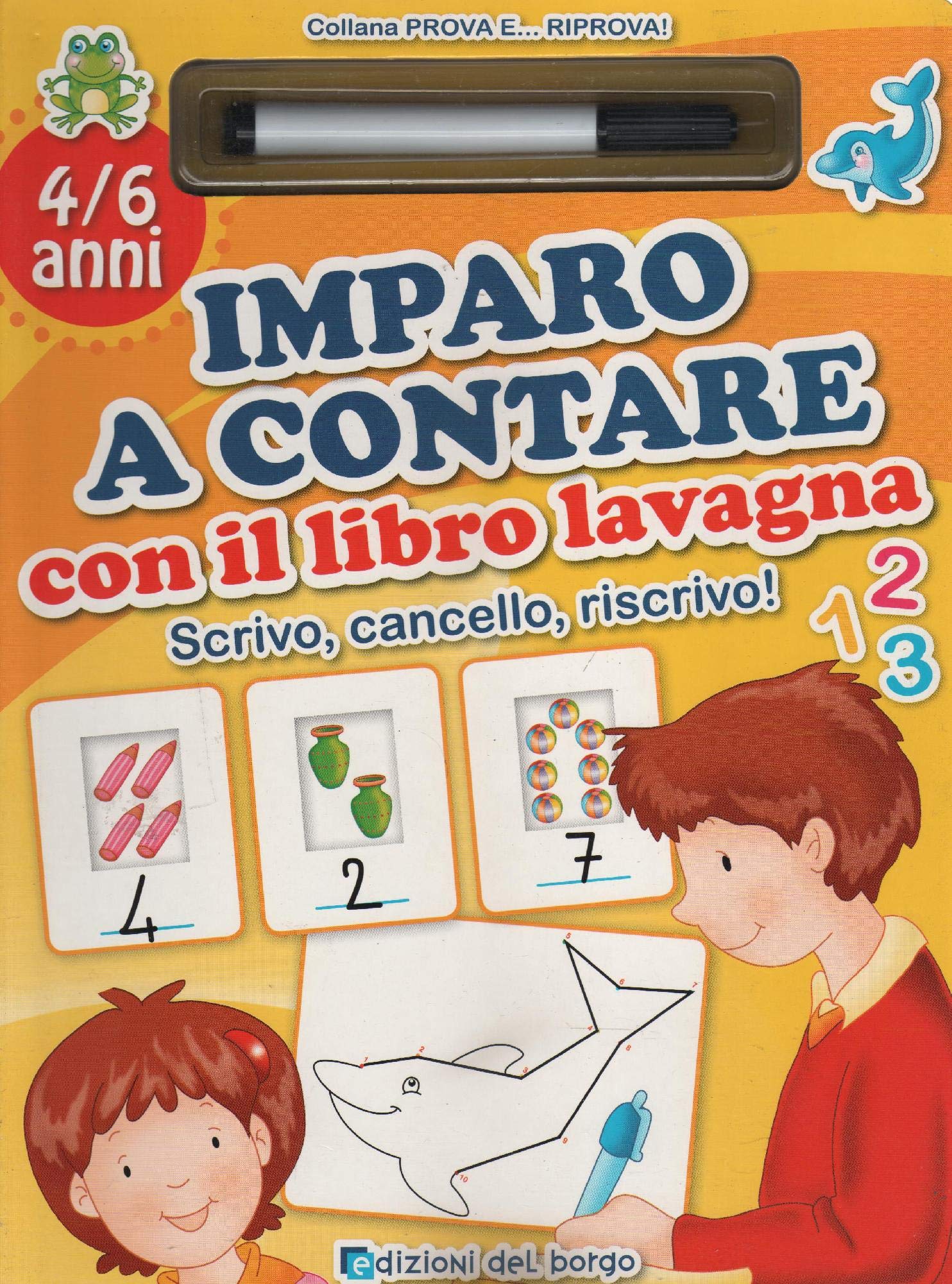 Imparo a contare con il libro lavagna book