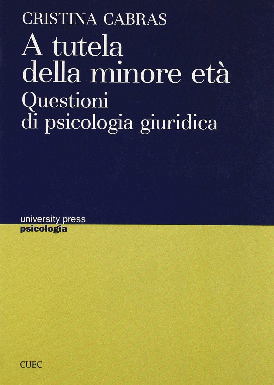 A tutela della minore età. Questioni di psicologia giuridica book