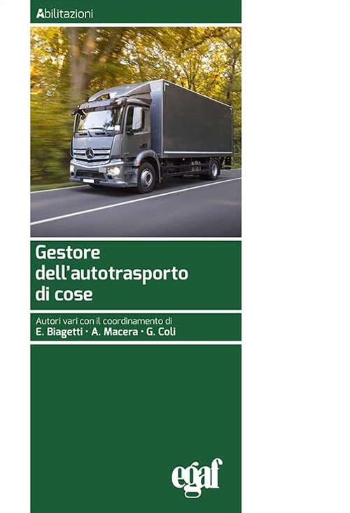Gestore dell'autotrasporto di cose book