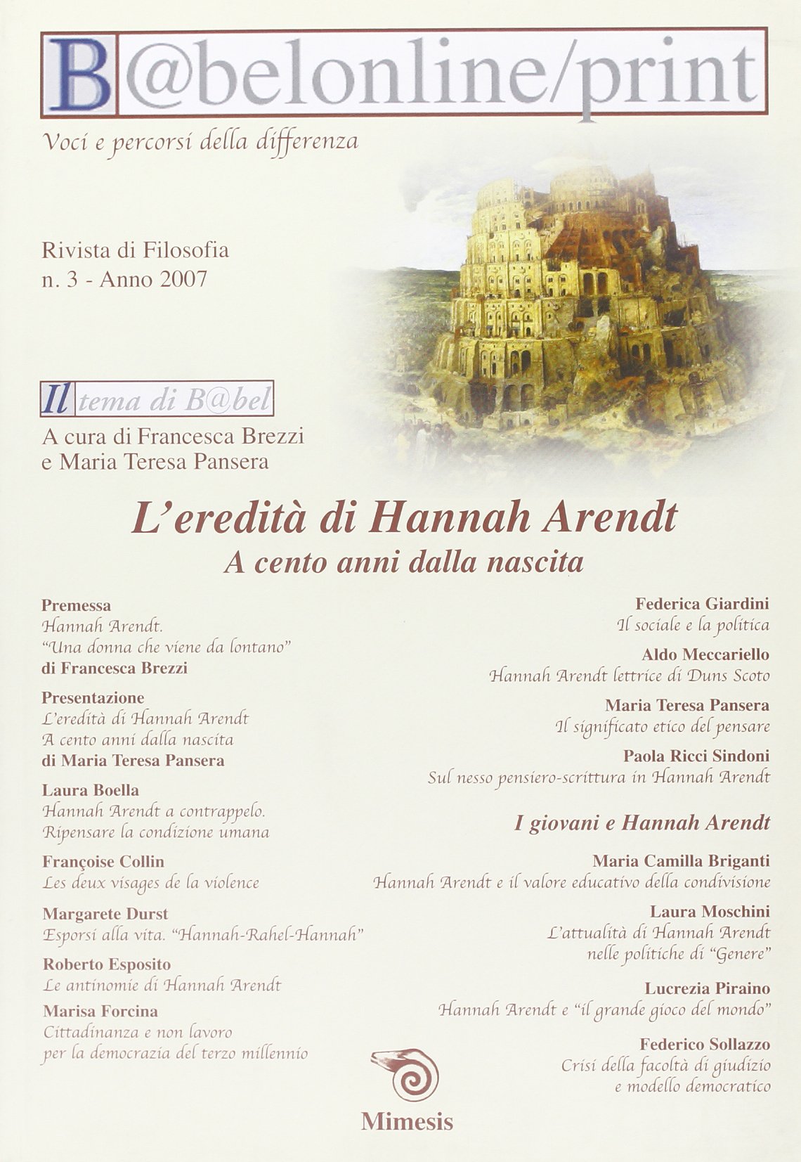 L'eredità di Hannah Arendt. A cento anni dalla nascita book
