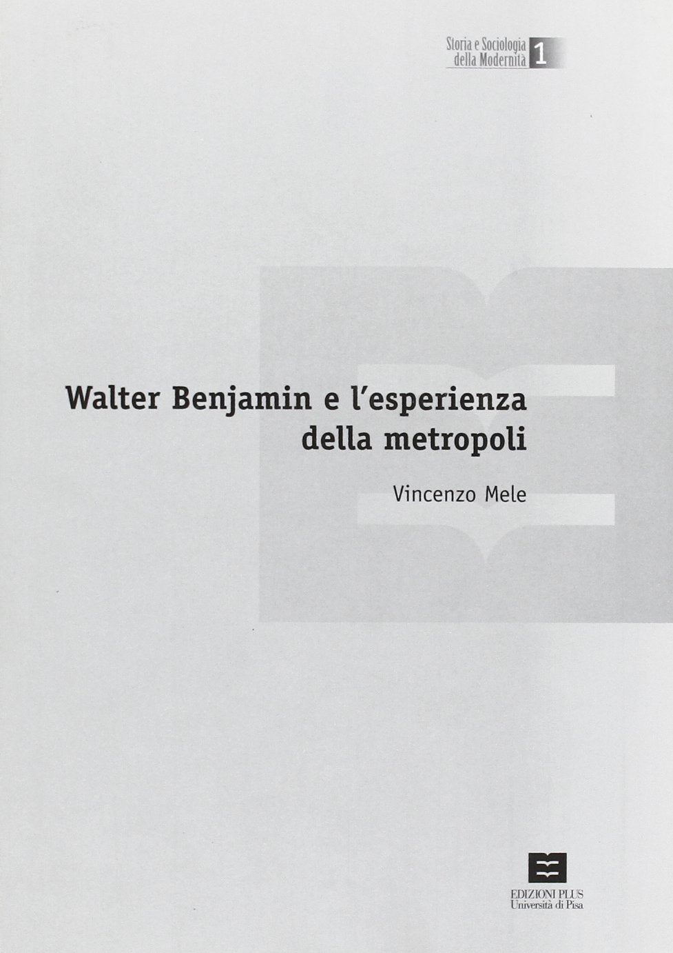 Storia e sociologia della modernità. Walter Benjamin e l'esperienza della metropoli (Quaderni del dottorato) Social Sciences