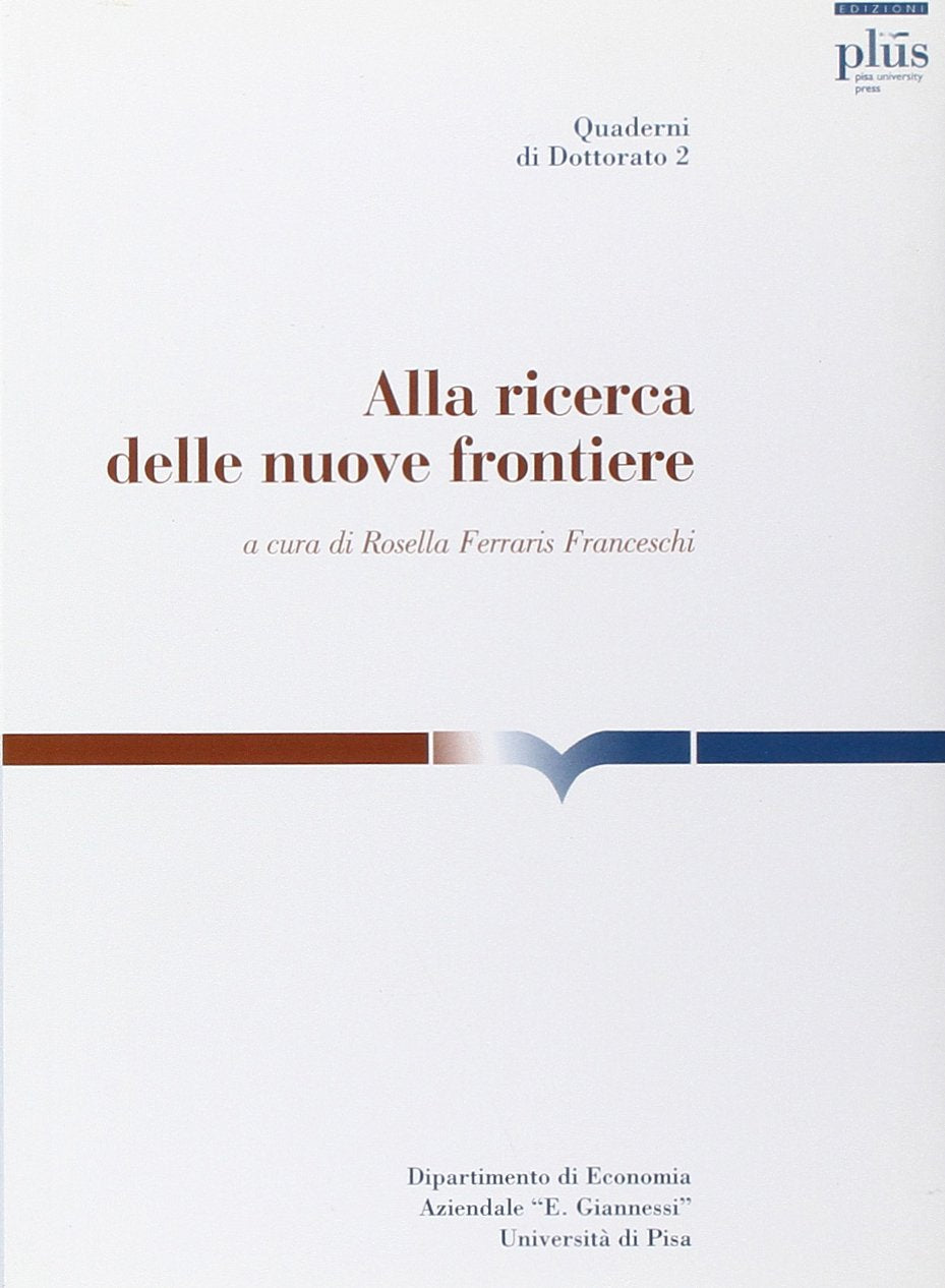 Alla ricerca delle nuove frontiere book