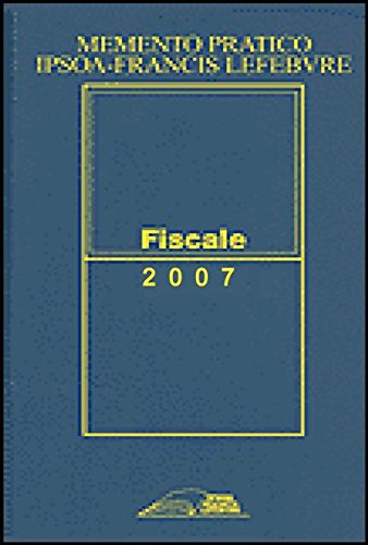 Memento pratico fiscale 2007 (Mementi IFL) Law