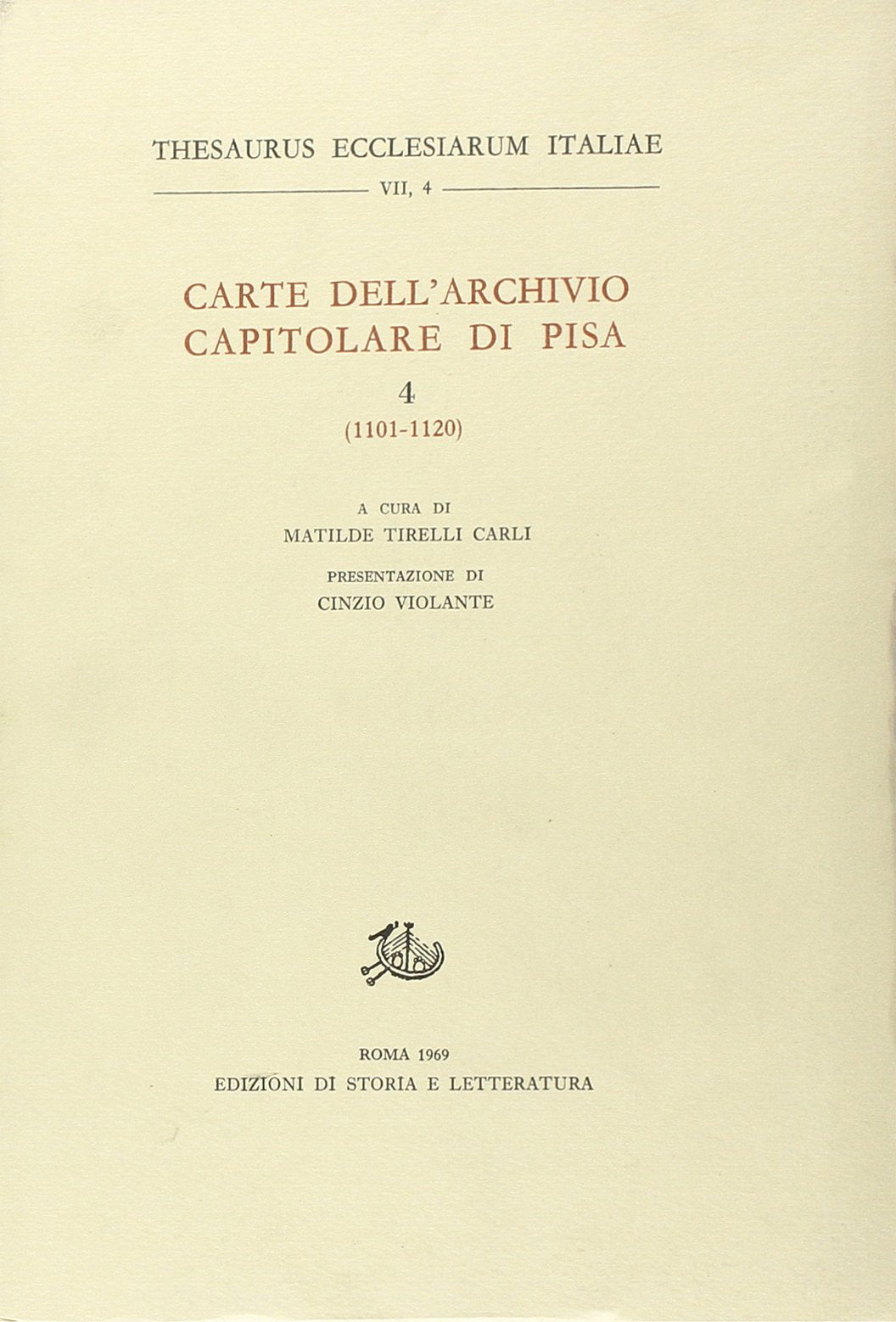 Carte dell'Archivio capitolare di Pisa. 1101-1120 (Vol. 4) book