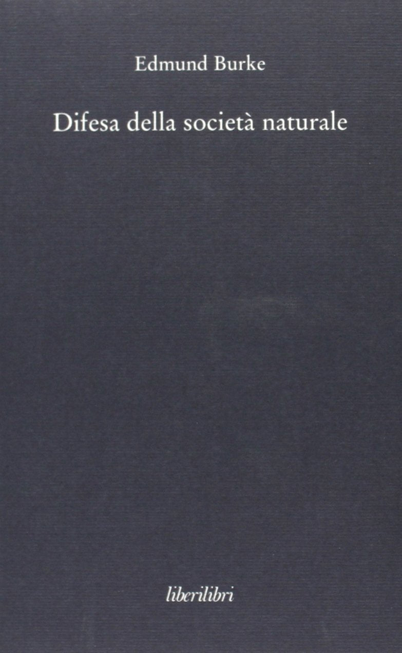 Difesa della società naturale book