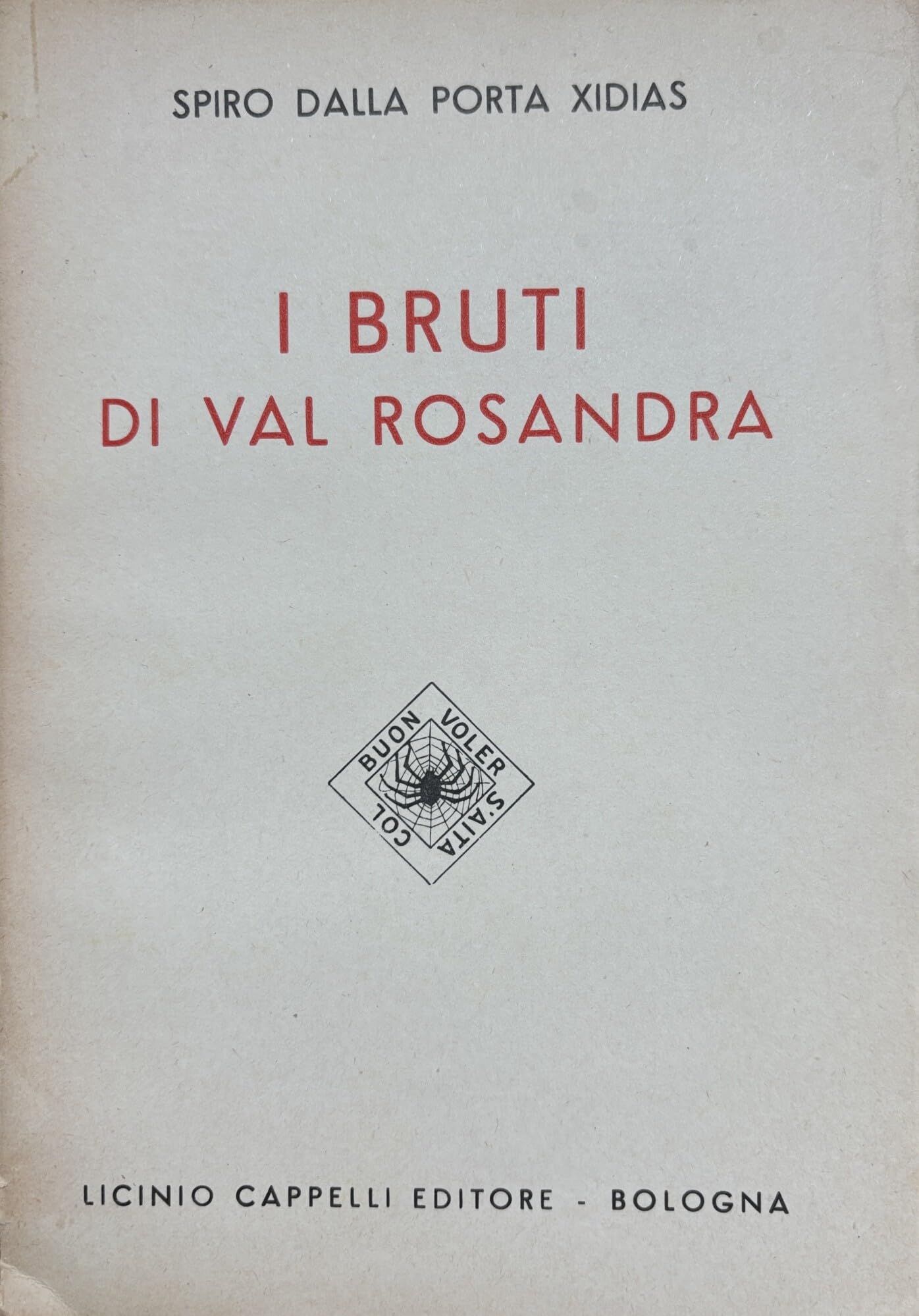 I BRUTI DI VAL ROSANDRA book