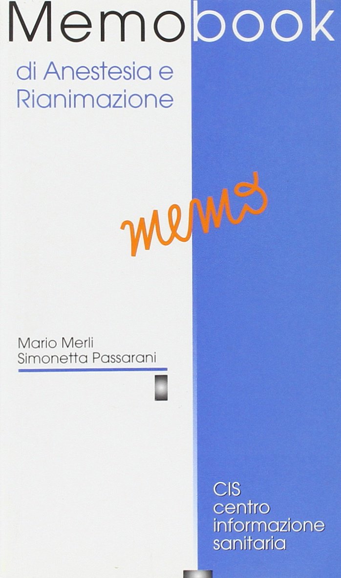 Memobook di anestesia e rianimazione book