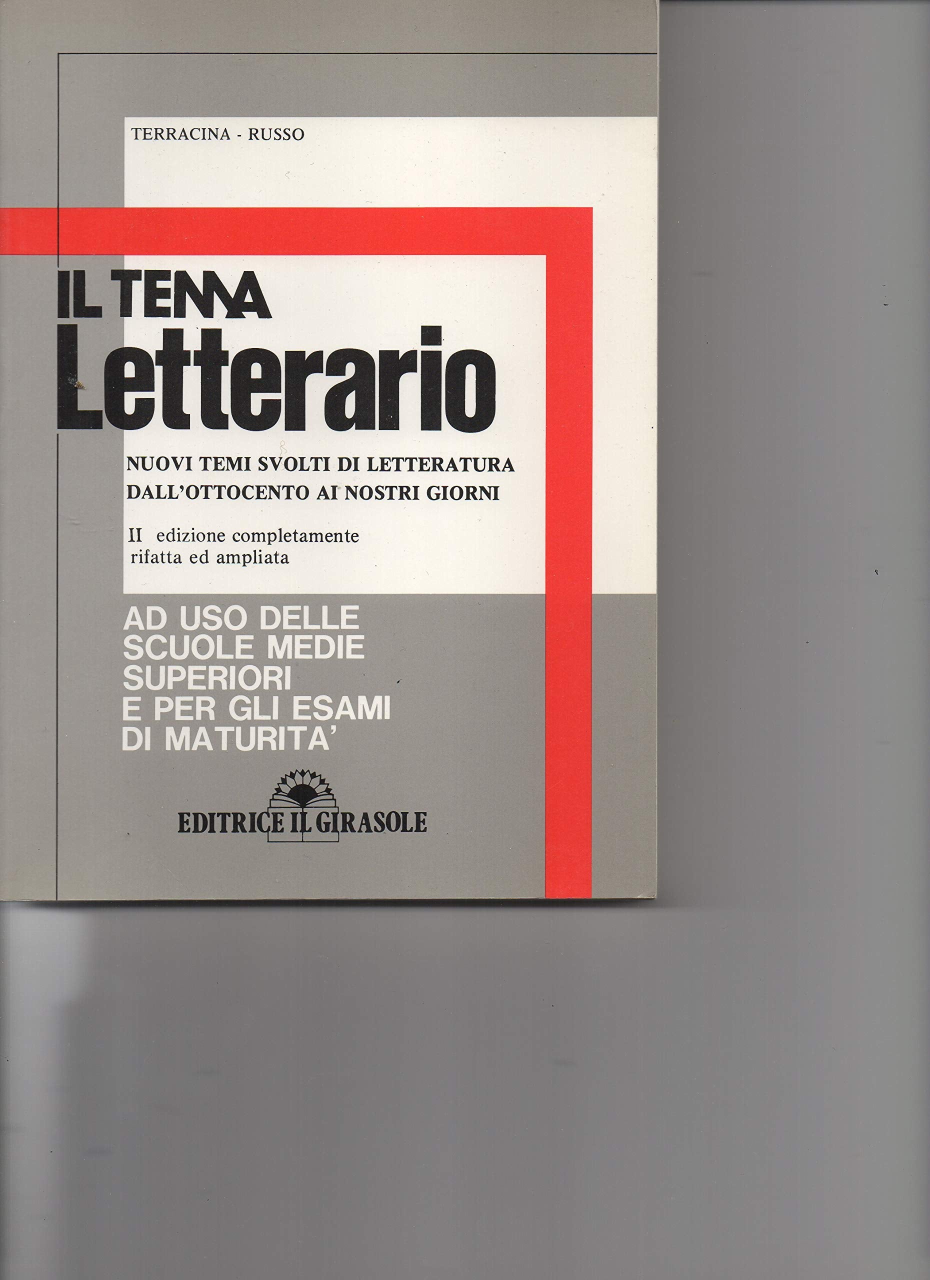 Il tema letterario. Per le Scuole superiori (Vol. 3) book
