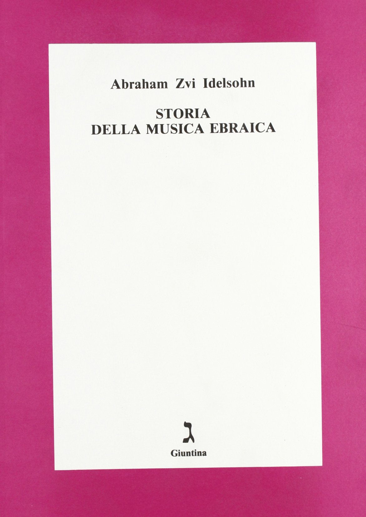 Storia della musica ebraica book