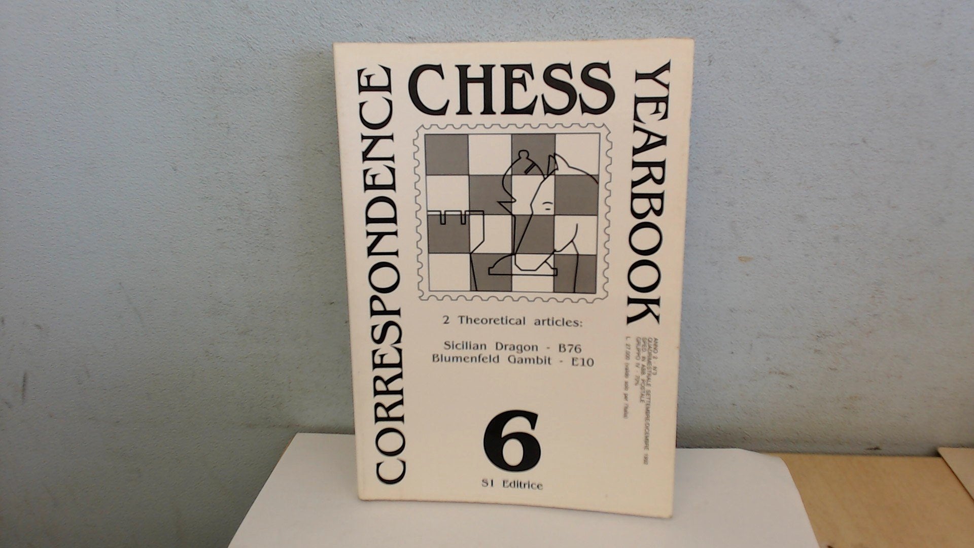 Sicilian Dragon (B76), Blumenfeld Gambit (E10) (No. 6) (Correspondence Chess Yearbook) Leisure & Fun