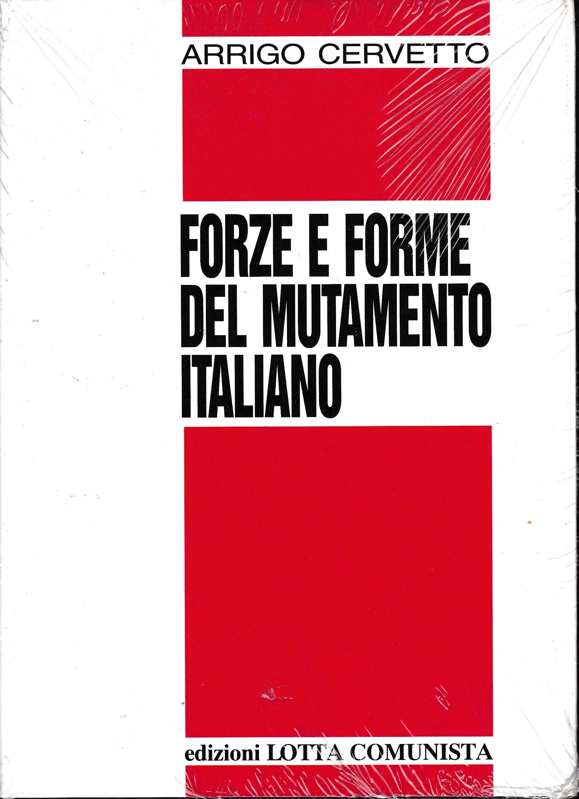 Forze e forme del mutamento italiano (Testi) Social Sciences