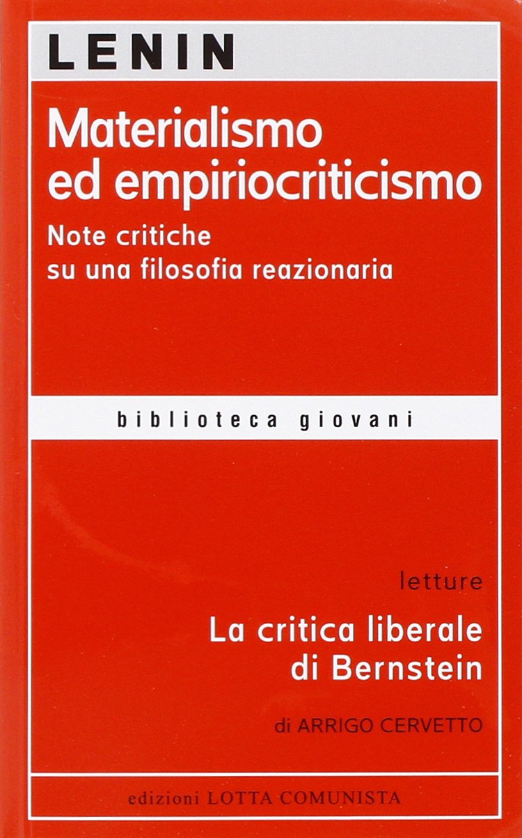 Materialismo ed empiriocriticismo (Biblioteca giovani) Social Sciences