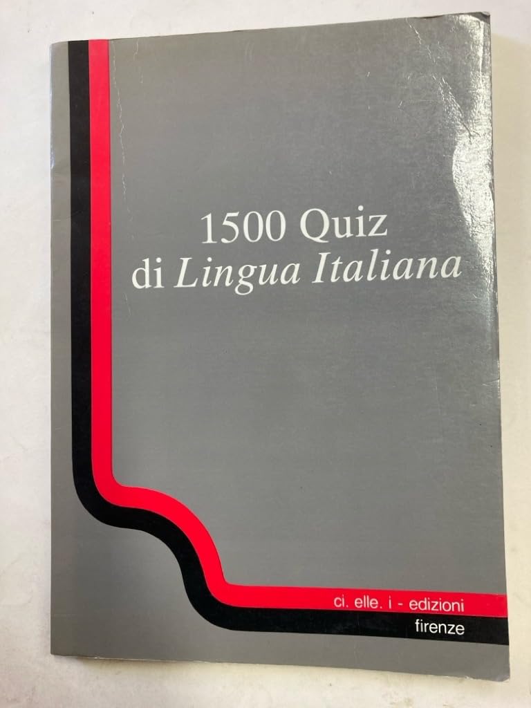 1500 Quiz De Lingua Italiana Books
