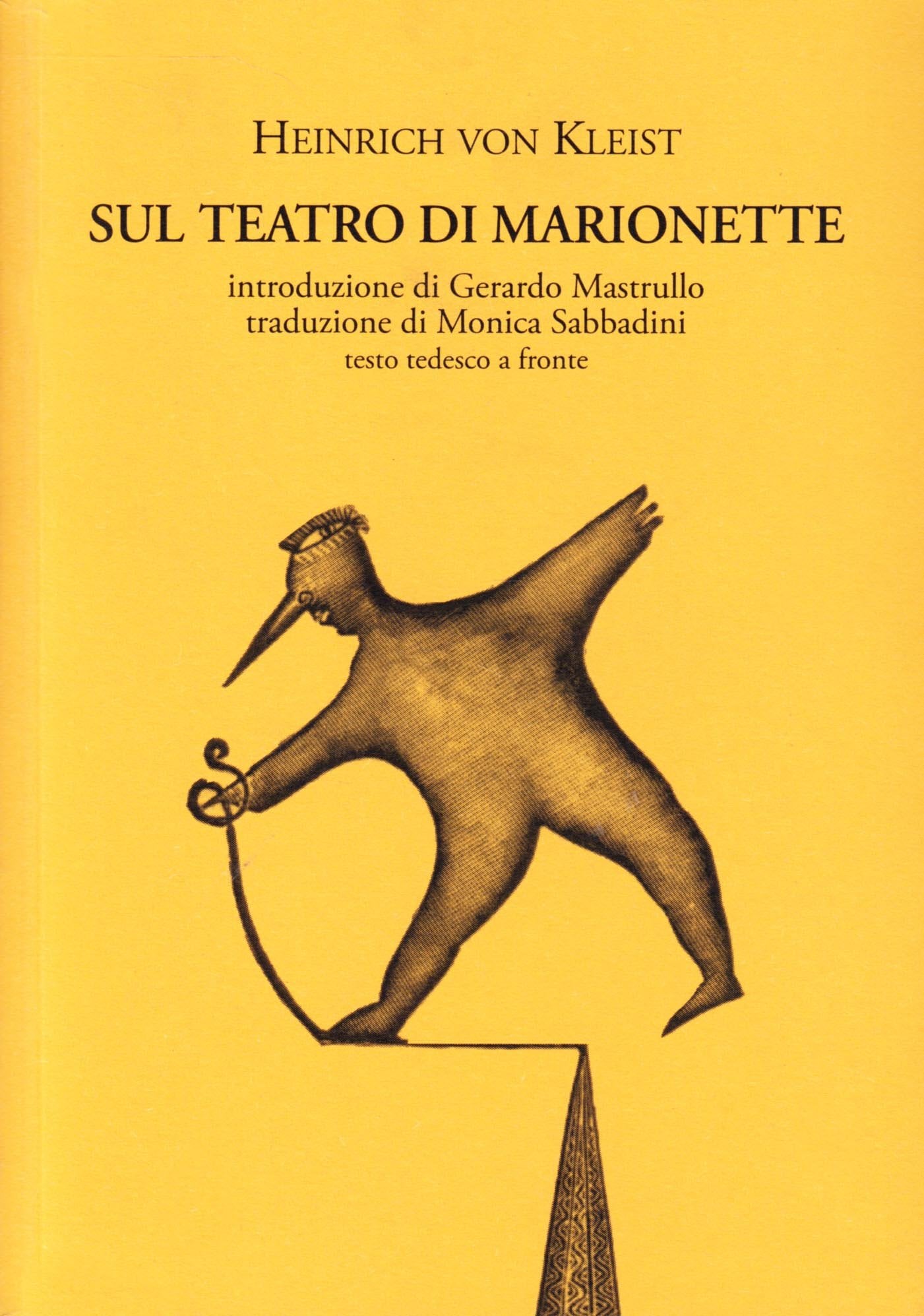 Sul teatro di marionette. Testo tedesco a fronte book