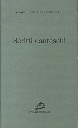 Scritti danteschi (Pro Grigioni italiano) Contemporary literature