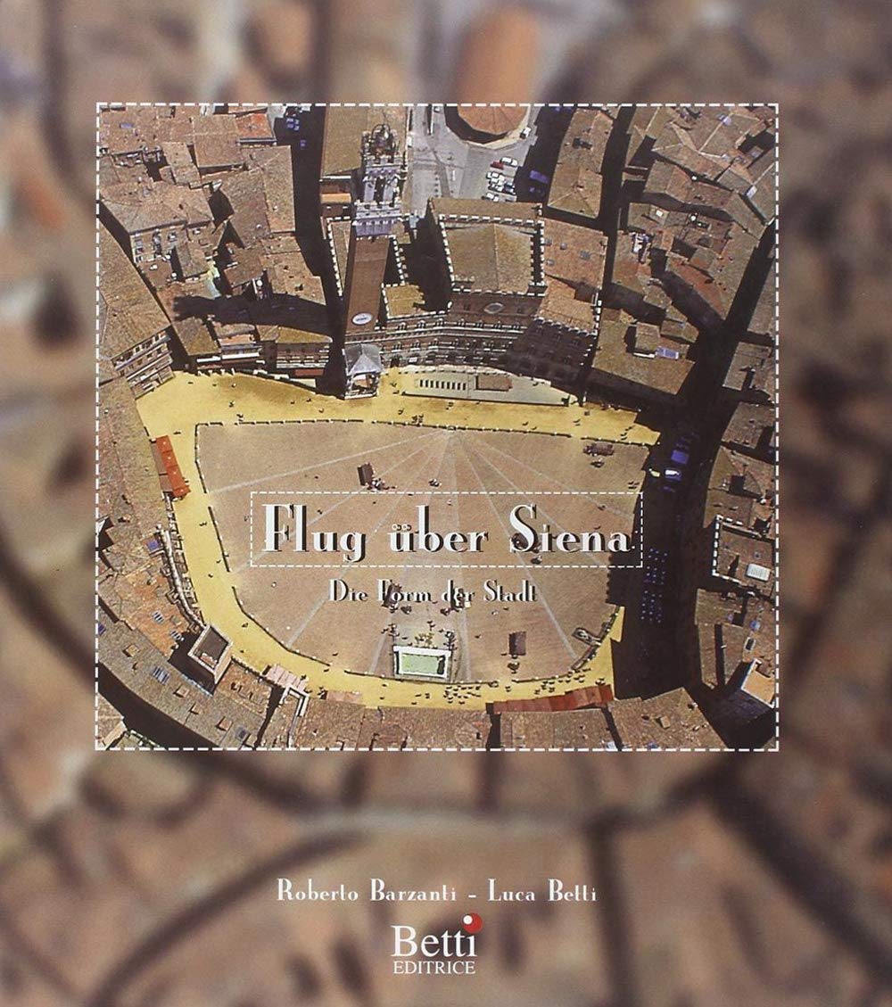 Flug über Siena. Die form der stadt Travel