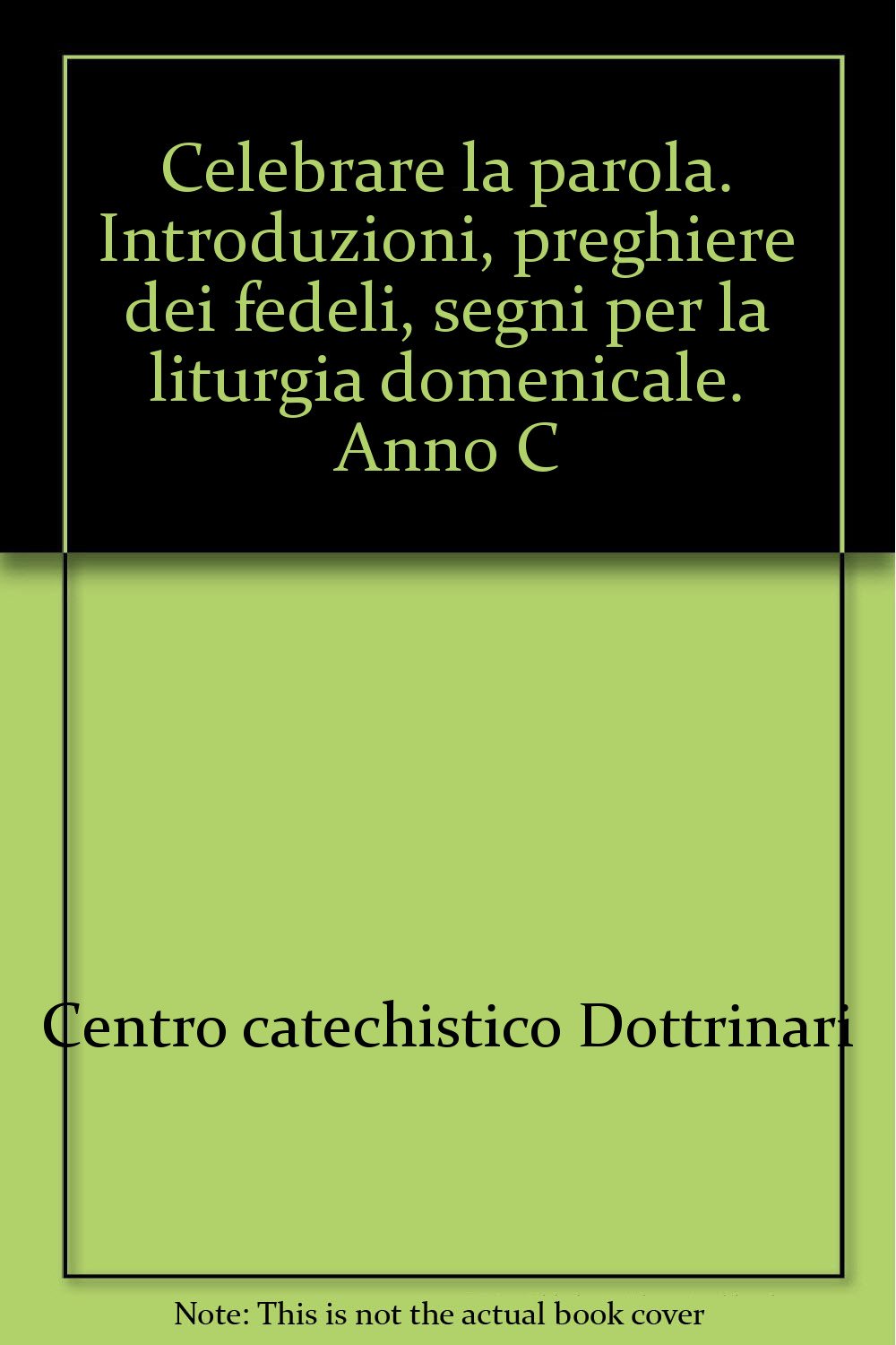 Celebrare la parola. Introduzioni, preghiere dei fedeli, «segni» per la liturgia domenicale. Anno C book