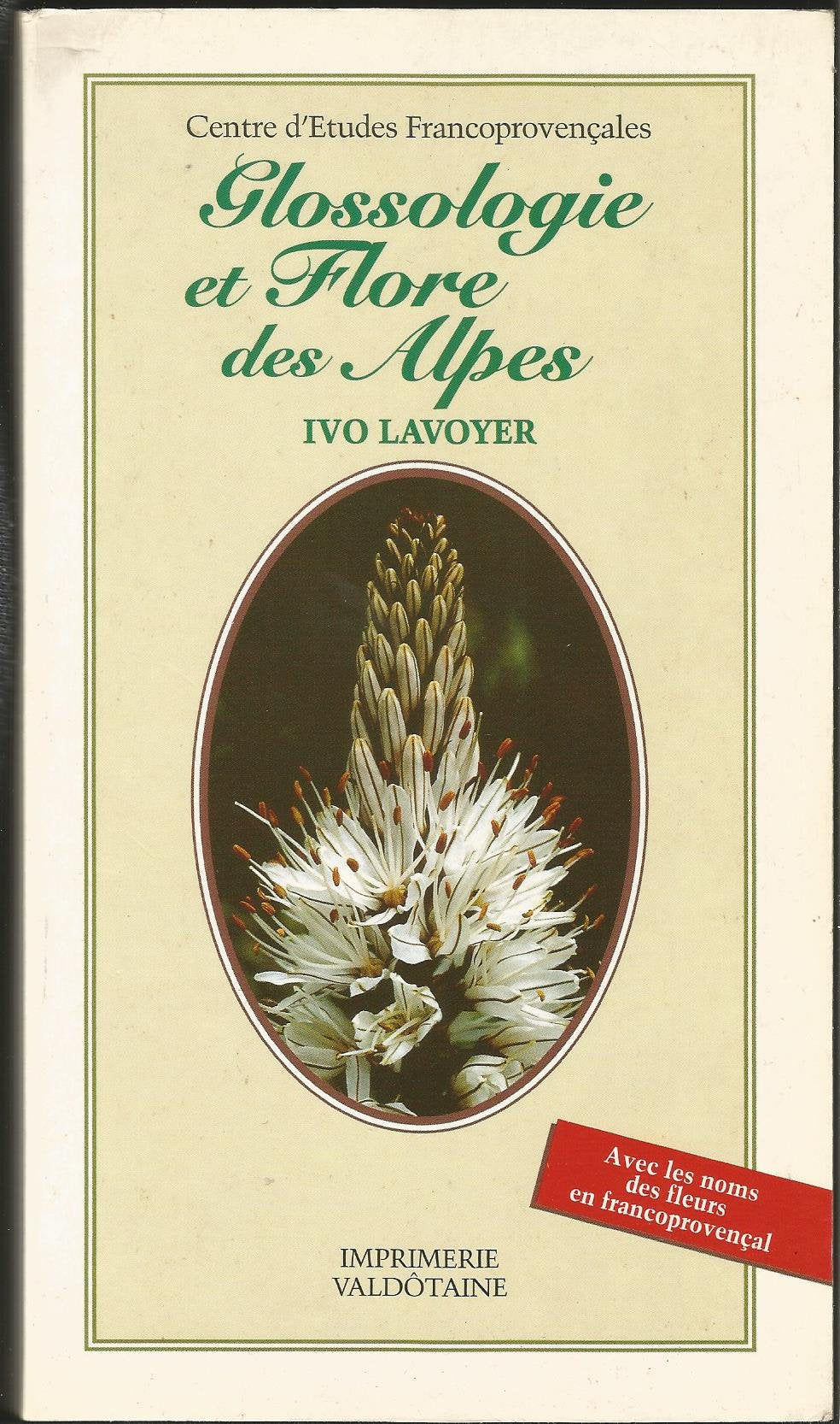Glossologie et flore des Alpes Natural Sciences