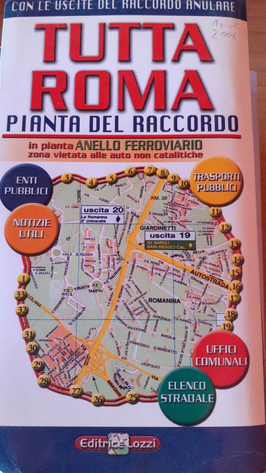 Tutta Roma. Pianta del G.R.A. Leisure, Home & Garden