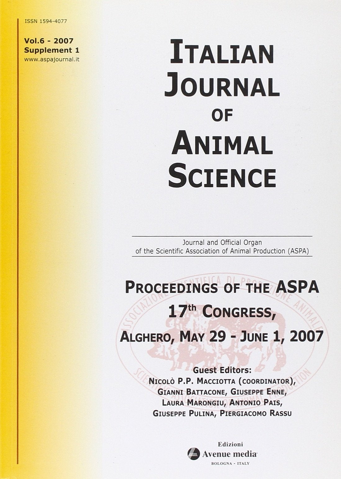 Proceedings of the Aspa 17th congress Natural Sciences