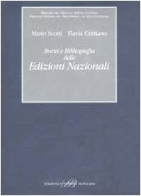 Storia e Bibliografia delle Edizioni Nazionali (L' ordine dei libri) Reference Books