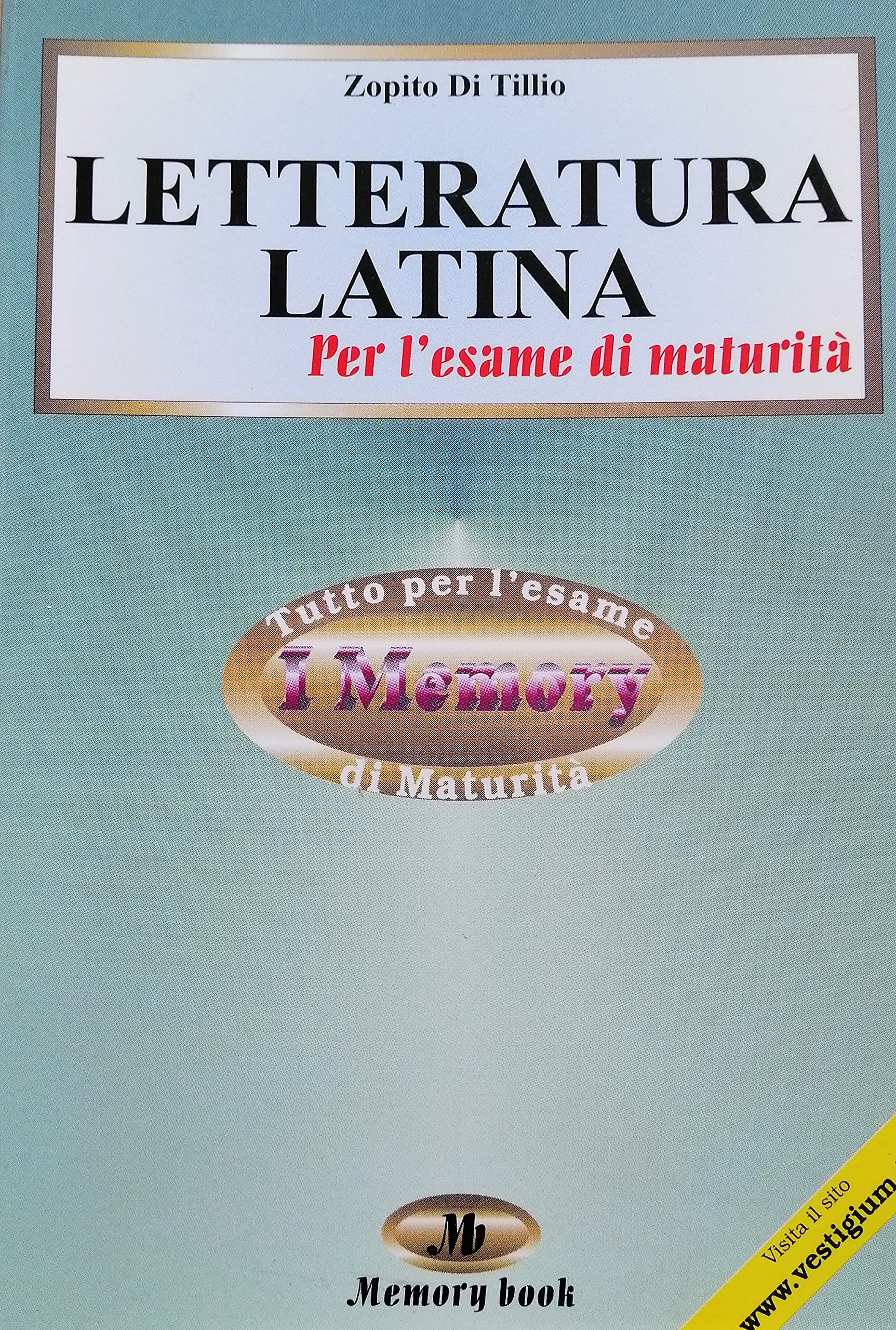 Letteratura latina. Riassunto completo (Memory book) Professional & Reference Books
