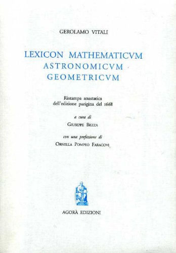 Lexicon mathematicum astronomicum geometricum book