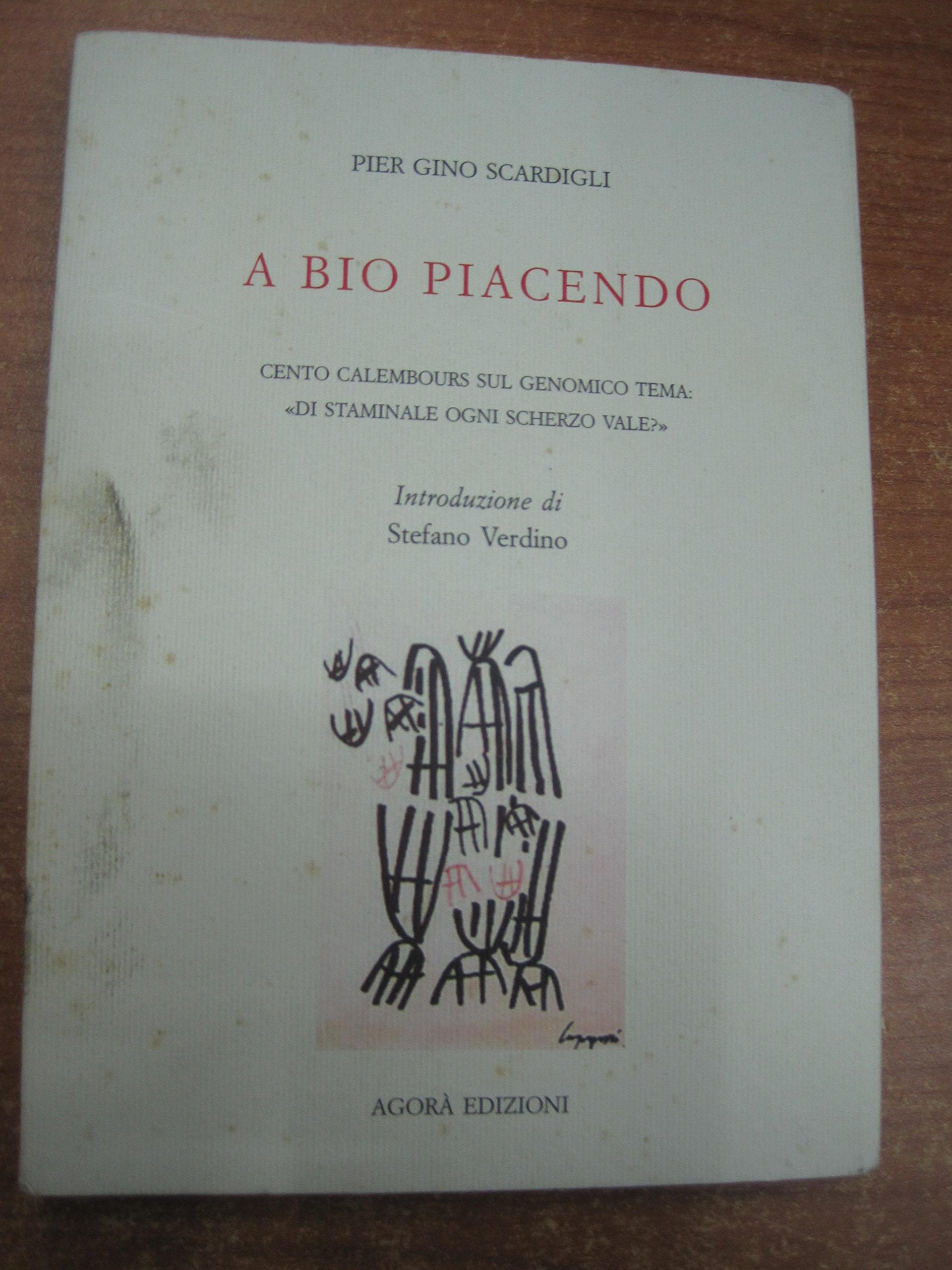 A bio piacendo. Cento calembours sul genomico tema «Di staminale ogni scherzo vale?» Contemporary literature