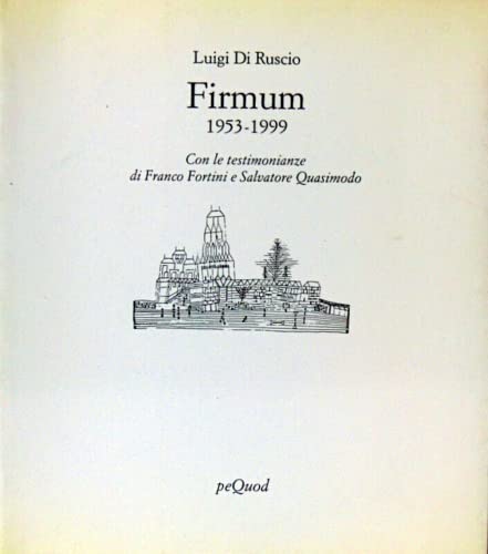 Firmum. Poesie (1953-1999) book
