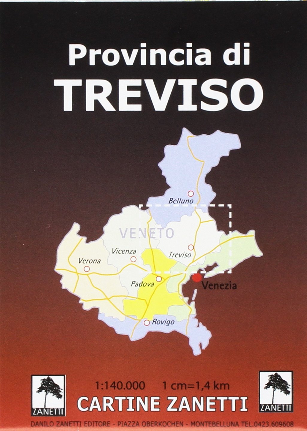 Provincia di Treviso 1:150.000 (Cartine stradali) Leisure, Home & Garden