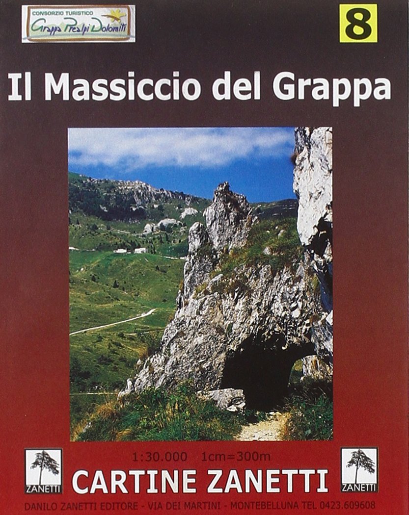 Il massiccio del Grappa 1:30.000 (Cartine dei sentieri) Leisure & Fun