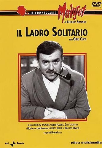 "IL LADRO SOLITARIO" italienische Simenon-Verfilmung von 1972 (Maigret!) , DVD von 2002mit Gino Cervi, nur italienische Tonspur Movies