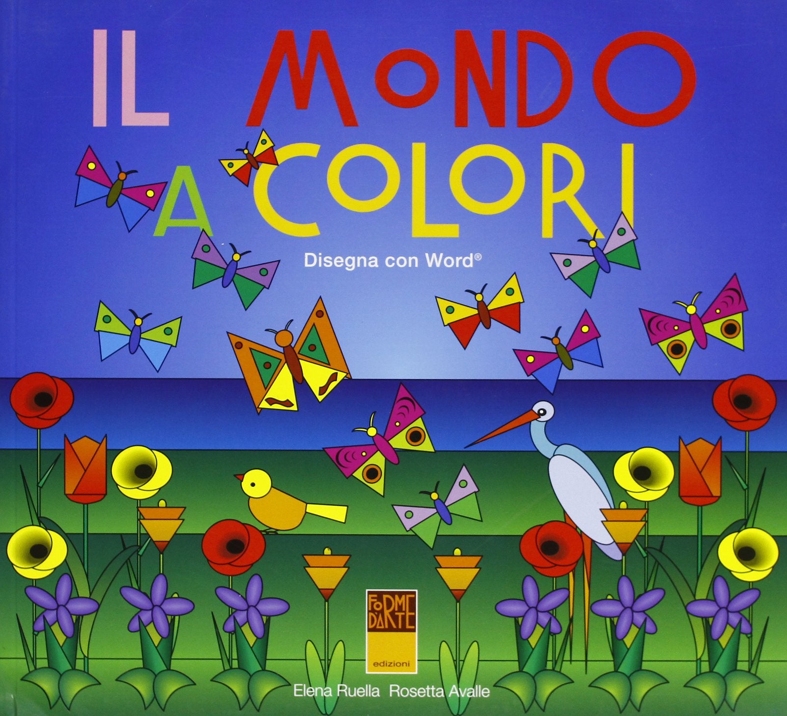 Il mondo a colori disegna con word book