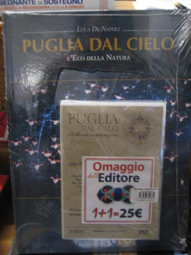 Puglia dal cielo. L'eco della natura. Ediz. illustrata. Con DVD Photography