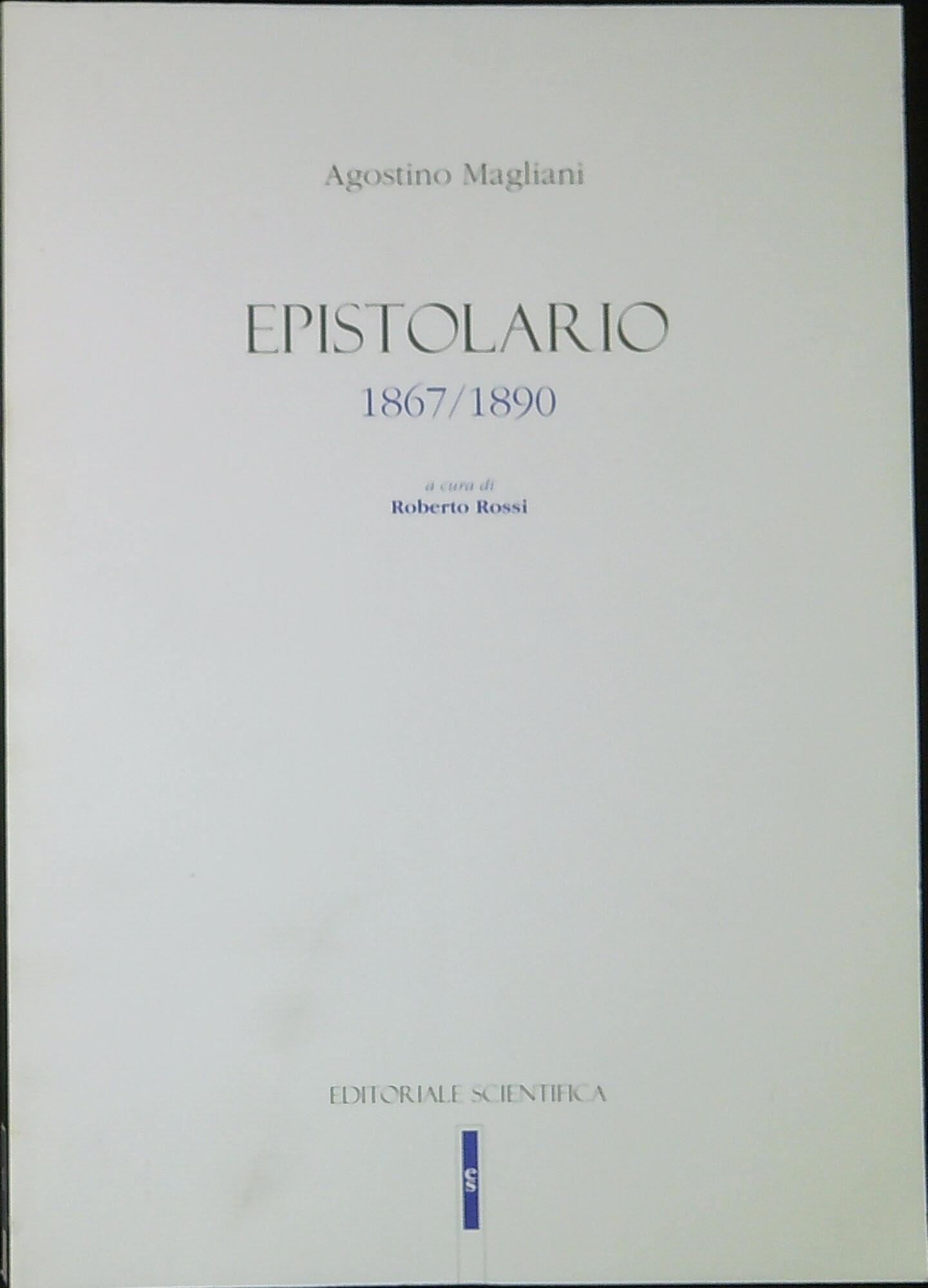 Epistolario (1867-1890) (Ricerche storiche) Memories
